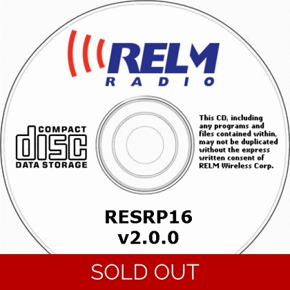 RELM RESRP16 Programming Software RP516 RP416 Radios v2.0